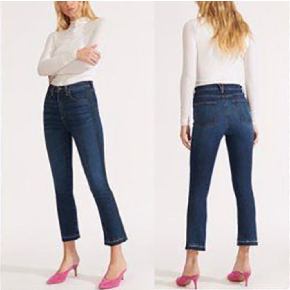VERONICA BEARD Carly High-Rise
Tuxedo Jeans